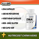  NUTRICOST ZMA 490MG 180 VIÊN 