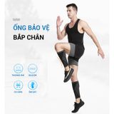  Aolikes- Đai bảo vệ bắp chân, Đen L (7760) 