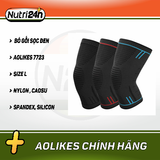  Aolikes- Bó gối sọc Đen size L (7723) 