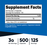  NUTRICOST CREATINE MONOHYDRATE 3G 500 VIÊN 