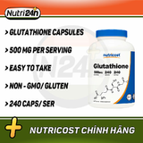  NUTRICOST GLUTATHIONE 500MG 240 VIÊN 