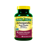  SPRING VALLEY ASHWAGANDHA 800MG 60 VIÊN 