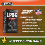  NUTREX LIPO6 HARDCORE 60 VIÊN 