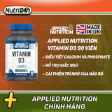  APPLIED NUTRITION VITAMIN D3 90 VIÊN 