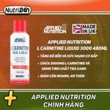  APPLIED NUTRITION L CARNITINE LIQUID 3000 480ML 
