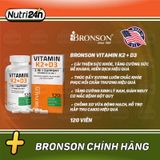  BRONSON VITAMIN K2 + D3 120 VIÊN 