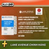  LAKE AVENUE PROBIOTIC MINIS 1 BILLION CFU 30 VIÊN 