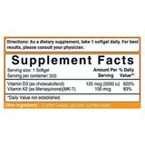  MICROINGREDIENTS VITAMIN D3 K2 300 VIÊN 