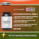  MYVITAMINS ESSENTIAL OMEGA 3 1000 VIÊN 