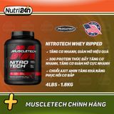  NITROTECH WHEY RIPPED 4LBS 
