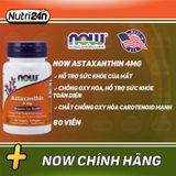  Now Astaxanthin 4mg 60 Viên 