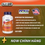 NOW BIOTIN 10000MCG 120 VIÊN 