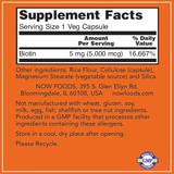  NOW BIOTIN 5000MCG 120 VIÊN 