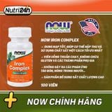  NOW IRON COMPLEX 100 VIÊN 