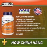  NOW L-LYSINE 500MG 100 VIÊN 