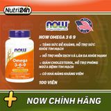  NOW OMEGA 3 6 9 100 VIÊN 