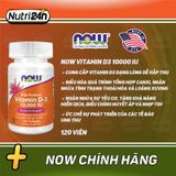  NOW VITAMIN D3 10.000 IU 120 VIÊN 