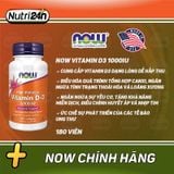  NOW VITAMIN D3 1000IU 180 VIÊN 