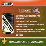  NUTRABOLICS SEMTEX FAT BURNING 60 VIÊN 