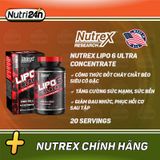  NUTREX LIPO 6 ULTRA CONCENTRATE 60 VIÊN 