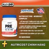  NUTRICOST PRE - WORKOUT COMPLEX 60 SERVINGS 