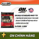  ON GOLD STANDARD WHEY TÚI 5.47LBS 2.5KG 