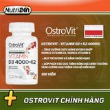  OSTROVIT - VITAMIN D3 + K2 4000IU 100 VIÊN 