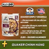  Quaker Simply Granola 2lbs Raisins Almonds (Yến Mạch Mật Ong ăn liền) 