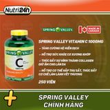  SPRING VALLEY VITAMIN C 1000MG 250 VIÊN 