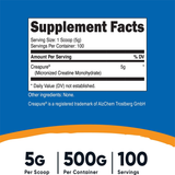 NUTRICOST CREATINE MONOHYDRATE 500 GRAM 