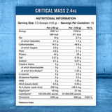  APPLIED NUTRITION CRITICAL MASS LEAN MASS GAINZ 2.4KG 