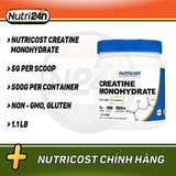  NUTRICOST CREATINE MONOHYDRATE 500 GRAM 