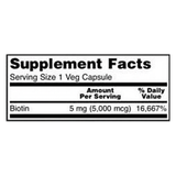  NOW BIOTIN 10000MCG 120 VIÊN 