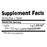  NOW L-LYSINE 1000MG 250 VIÊN 