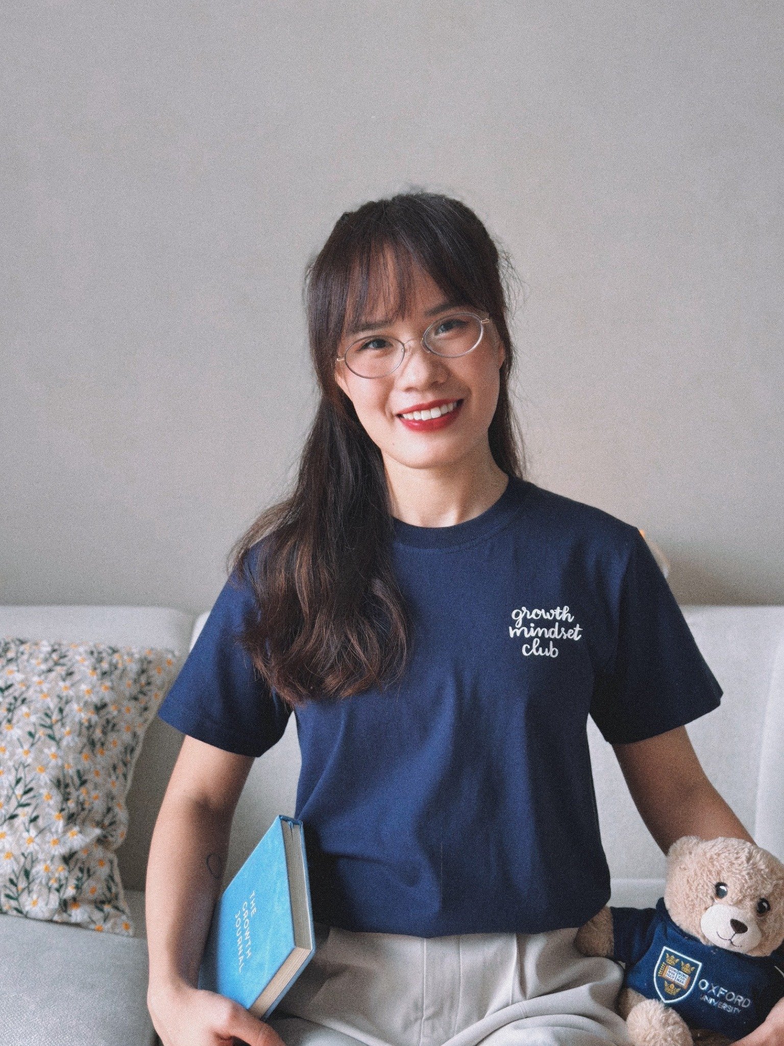  ÁO PHÔNG GROWTH MINDSET CLUB - NAVY 