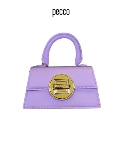  Túi xách nữ cầm tay PECCO sang trọng da pu cao cấp PE0123005 