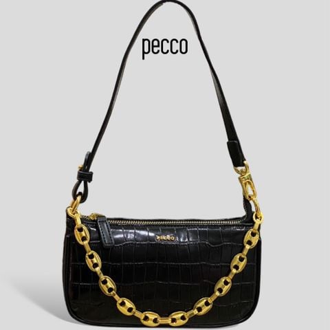  Túi xách nữ đeo chéo PECCO vân cá sấu sang trọng PE0123011 