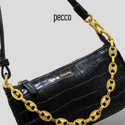  Túi xách nữ đeo chéo PECCO vân cá sấu sang trọng PE0123011 