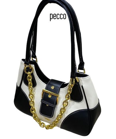  Túi xách nữ công sở bản to da mềm PECCO kháng nước cao cấp PE0123006 