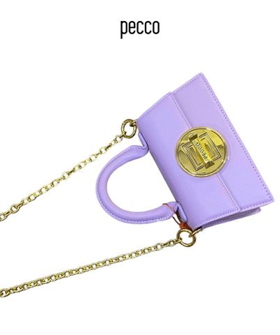  Túi xách nữ cầm tay PECCO sang trọng da pu cao cấp PE0123005 