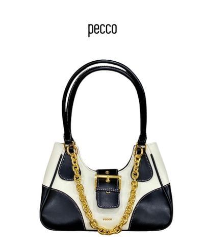  Túi xách nữ công sở bản to da mềm PECCO kháng nước cao cấp PE0123006 