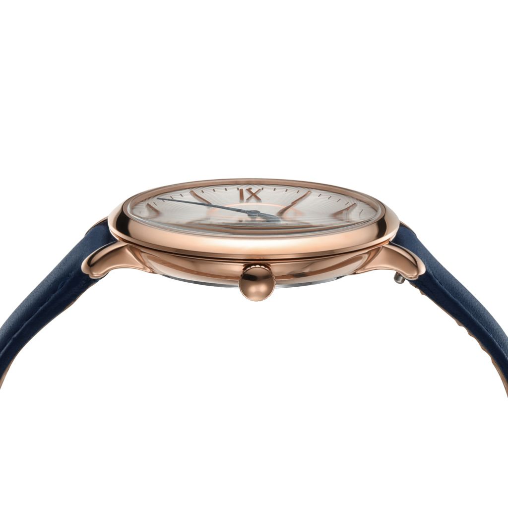 Đồng hồ nữ Fossil Jacqueline dây da, mặt 36 MM, màu xanh dương, ES3843