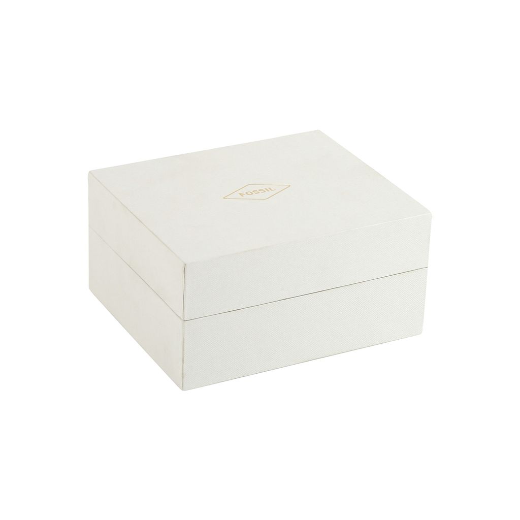 Đồng hồ nữ Fossil Carlie dây kim loại, mặt 28 MM, màu vàng hồng, ES4433