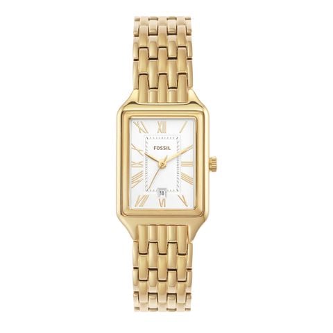 Đồng hồ nữ Fossil RAQUEL ES5220 dây Thép không gỉ màu Vàng 23MM