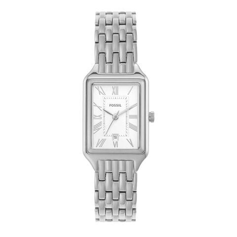 Đồng hồ nữ Fossil RAQUEL ES5221 dây Thép không gỉ màu Bạc mặt 23MM