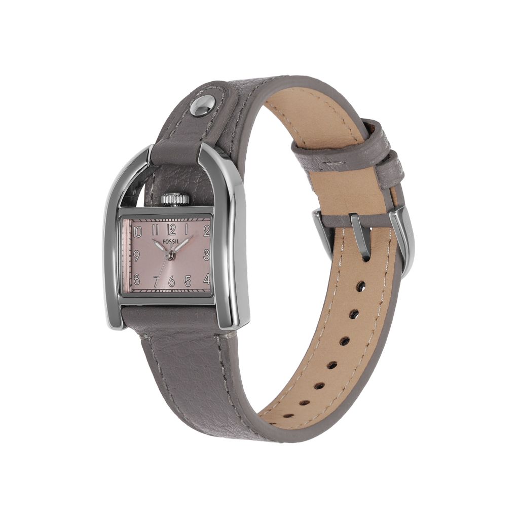 Đồng hồ nữ Fossil Harwell dây da, mặt 28 MM, màu xám, ES5265