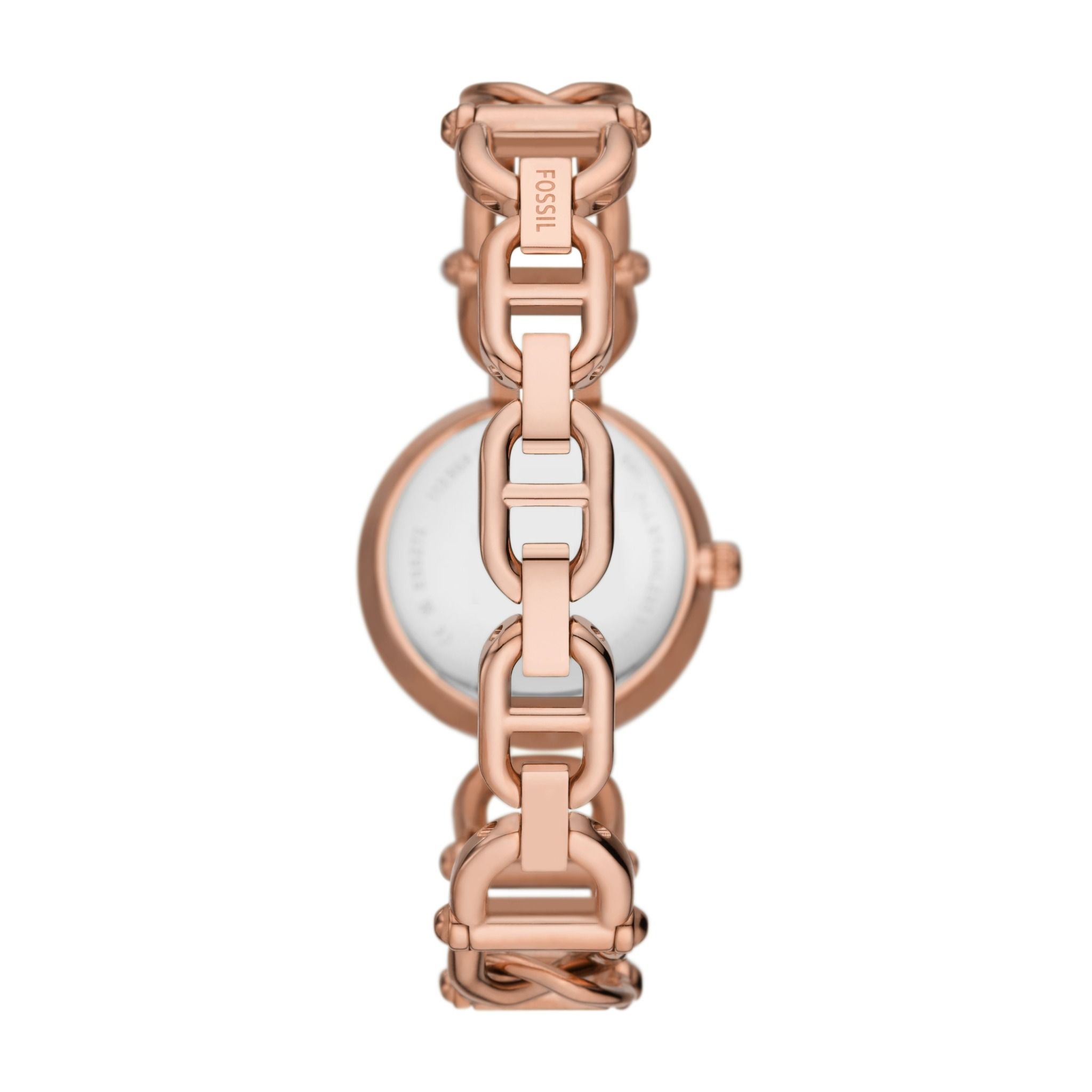  Đồng hồ nữ Fossil Carlie dây thép không gỉ ES5273 - vàng hồng 