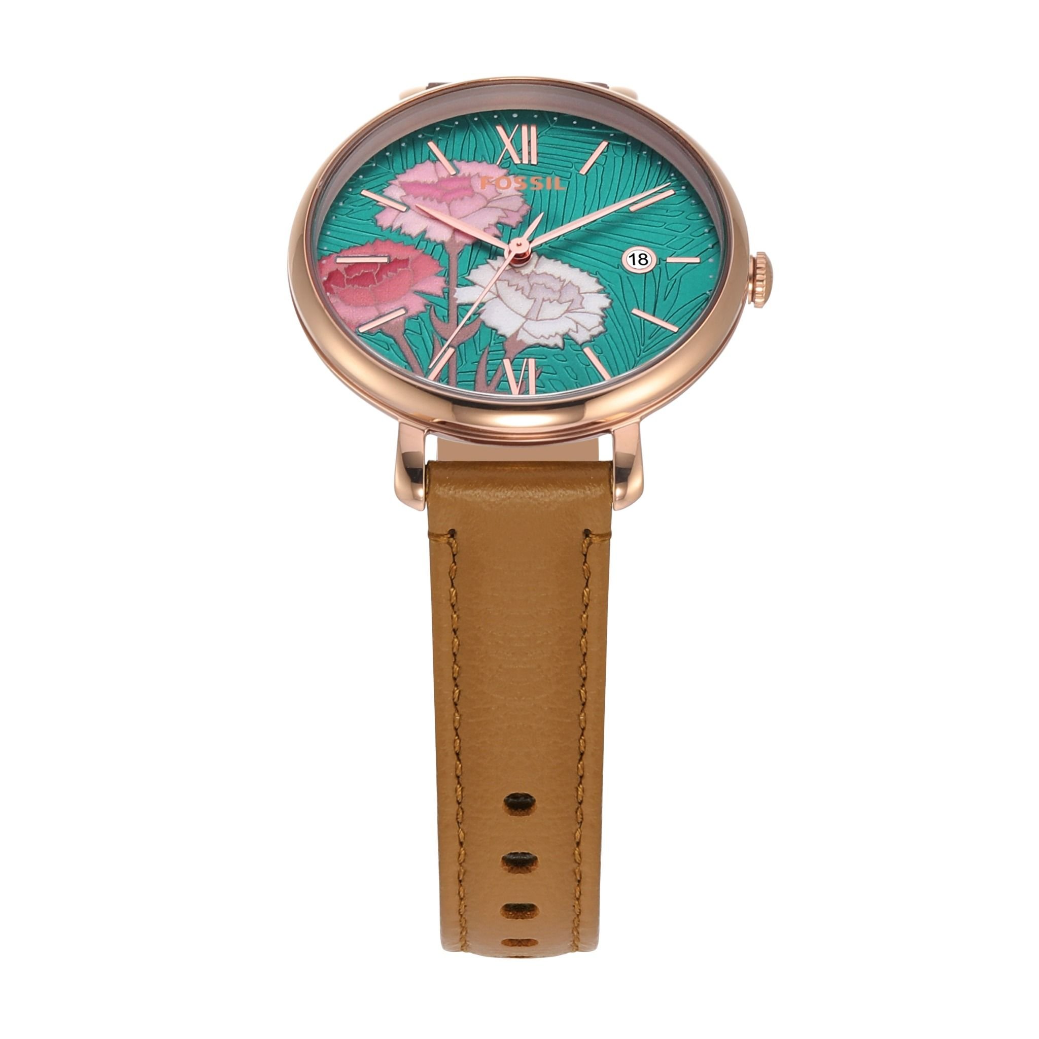  Đồng hồ nữ Fossil JACQUELINE dây da ES5274 - màu nâu 