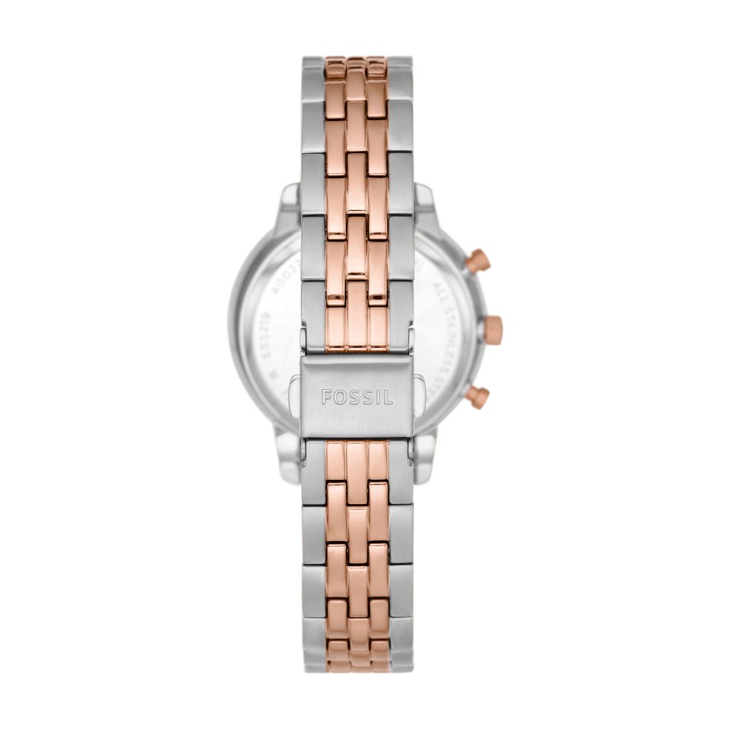 Đồng hồ nữ Fossil Chronograph Neutra dây kim loại, mặt khảm xà cừ 36MM, ES5279