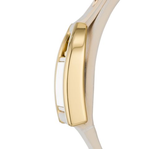 Đồng hồ nữ Fossil Harwell dây da, mặt 28 MM, màu nude, ES5280